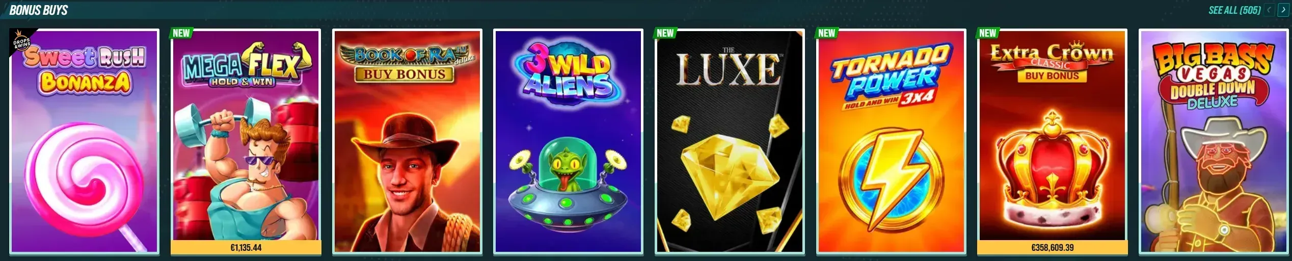 Golisimo Casino bonus buys