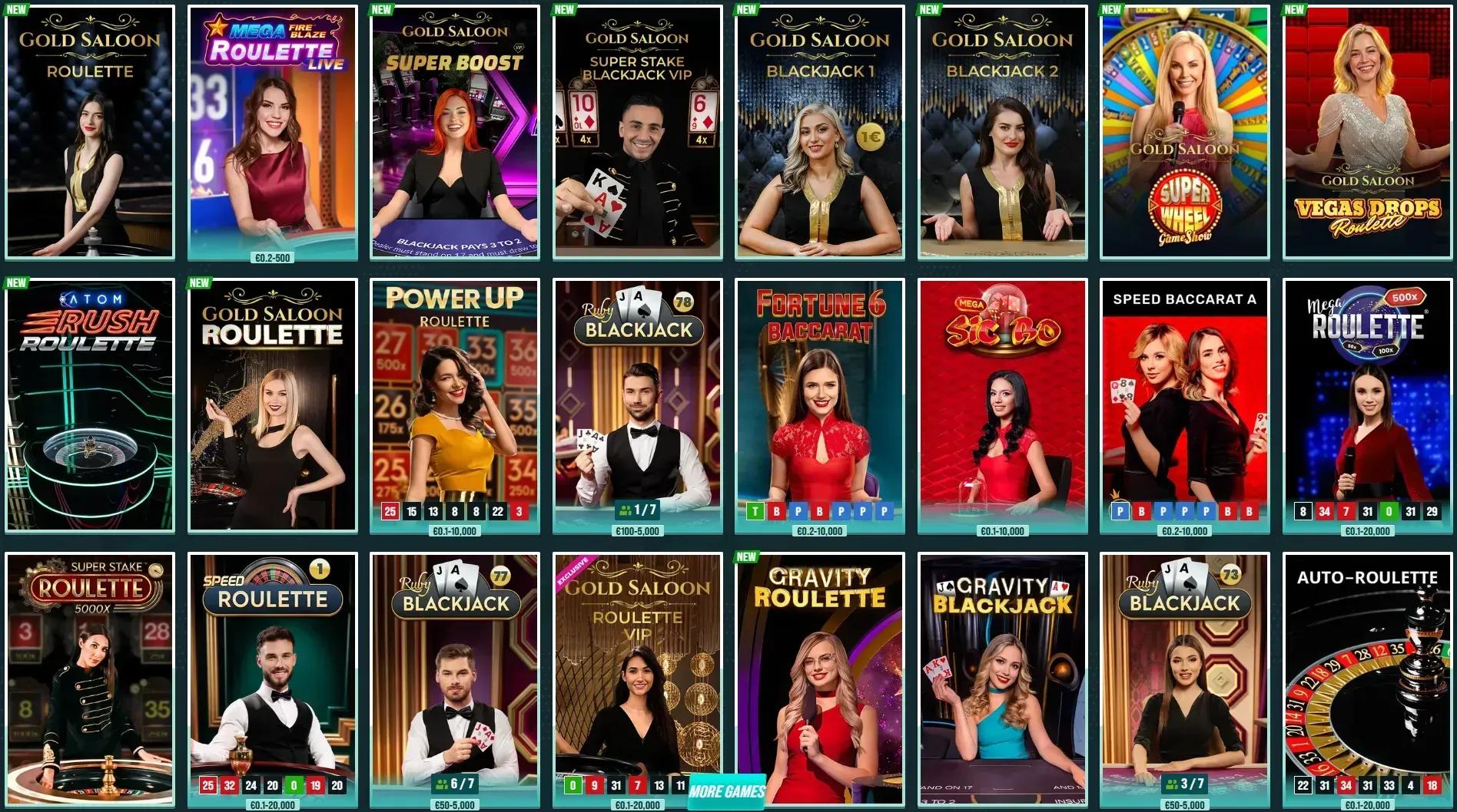 Golisimo Casino live casino