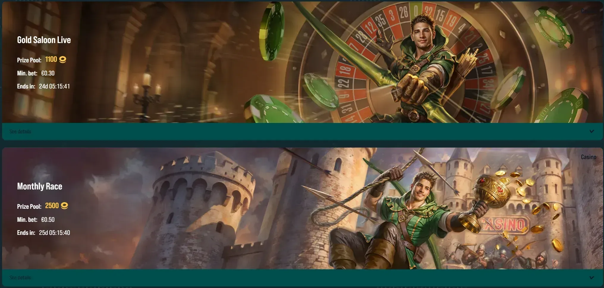 Golisimo Casino tournois